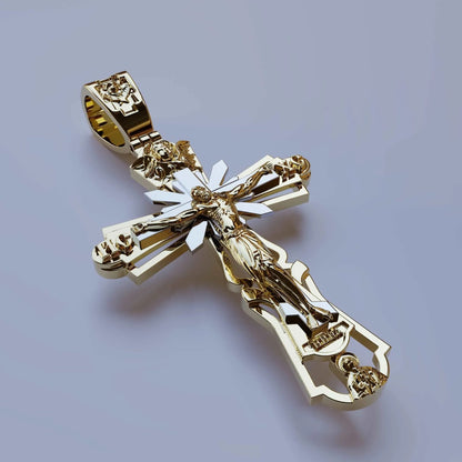 Heliga Jesus krucifix hänge halsband