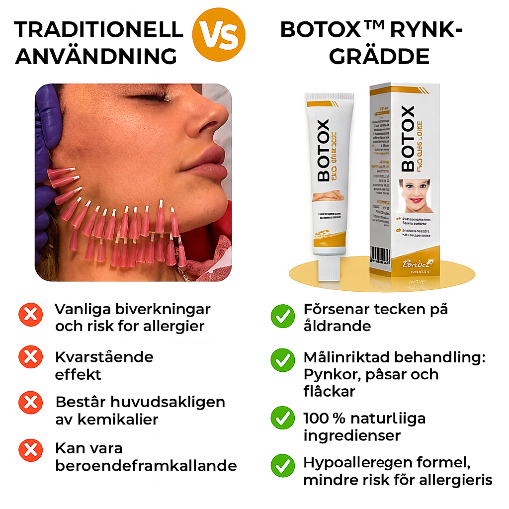 Naturlig rynkkräm