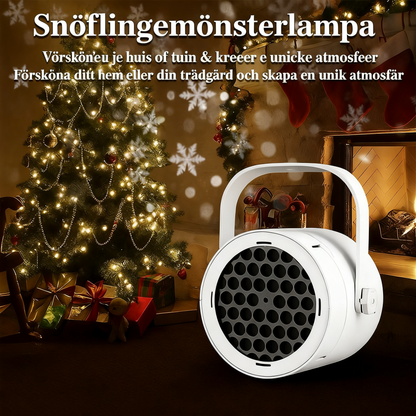USB-julprojektorljus med 16 mönster