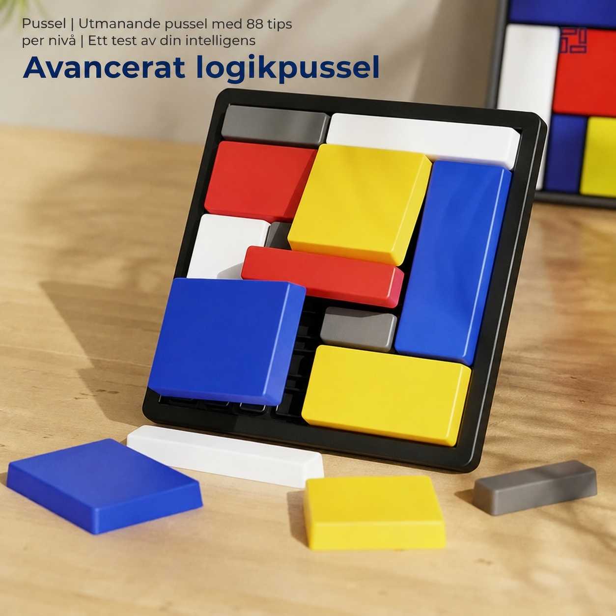 Logiskt Tankespel med Utmanande Pussel