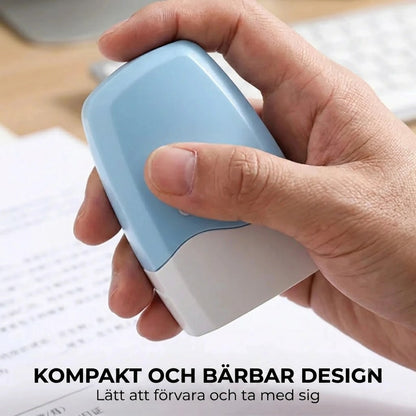Sekretessrollerstämpel för dokument