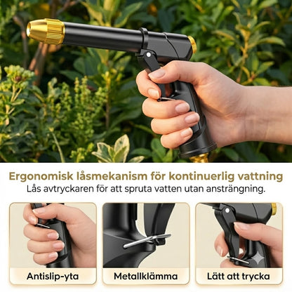 Sprutpistol för trädgårdsslang