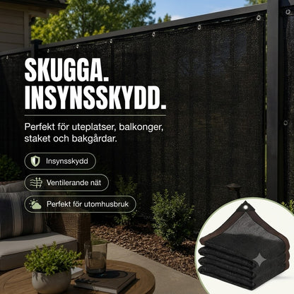 Solskyddande insynsnät