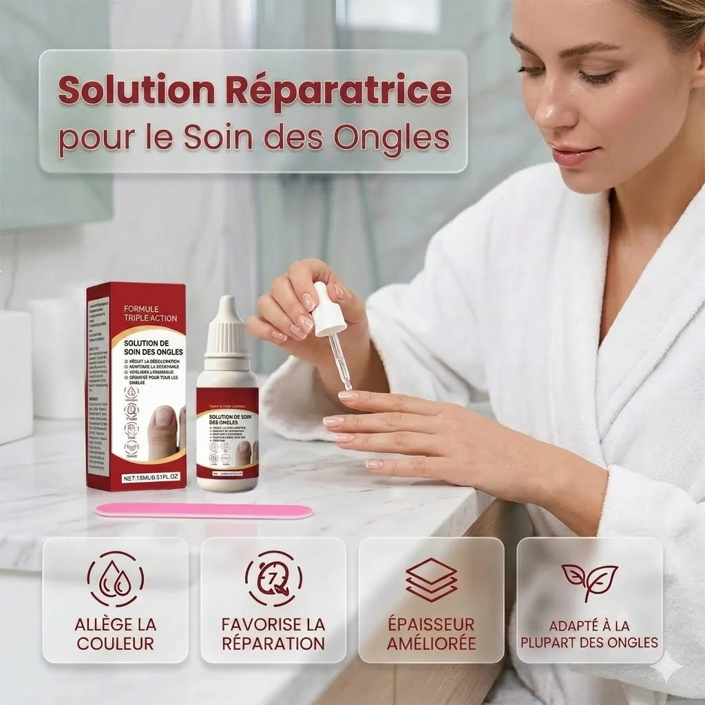 Trippelverkande kit för nagelvård och reparation