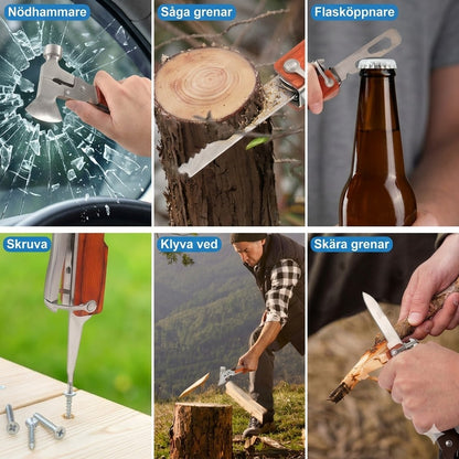 16-i-1 Bärbart multiverktyg med klohammare