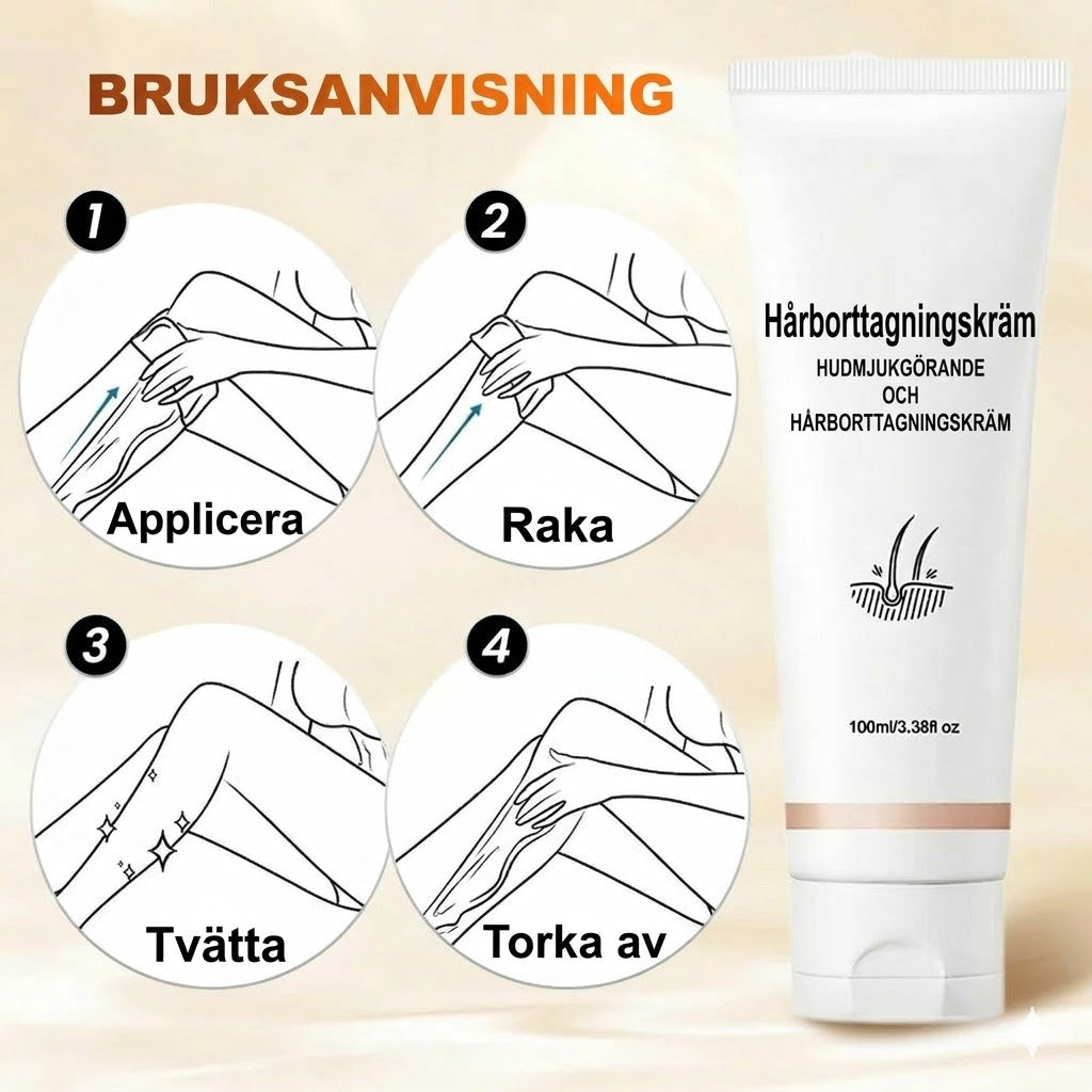 Mångsidig Aromatisk Mild Formulan Hårborttagningskräm