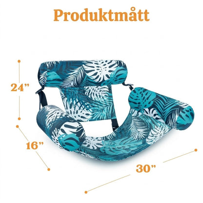 Uppblåsbar flytstol för pool