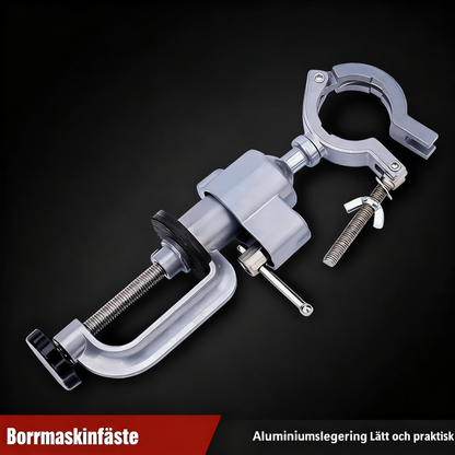 Roterande monteringsklämma för elektriska slipmaskiner