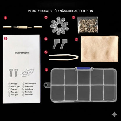 Reparationsskit för glasögonnäskuddar