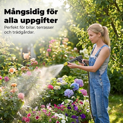 Sprutpistol för trädgårdsslang