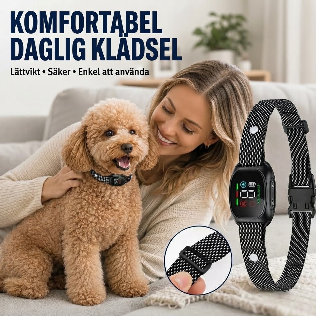 Smart antiskallhalsband för hundar