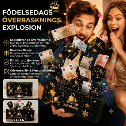 Överraskningslåda för födelsedag