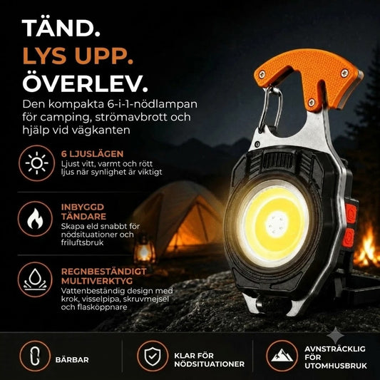 Multiverktyg med nyckelring