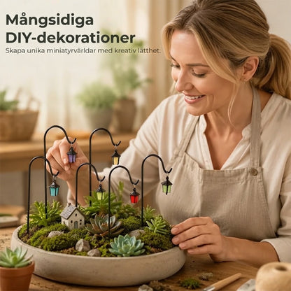 Lysande minilyktor för växter 7-pack