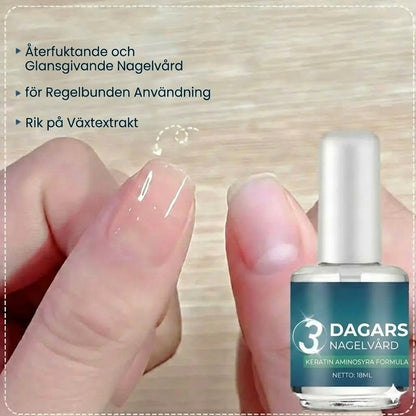 Högglansig snabbtorkande nagelolja