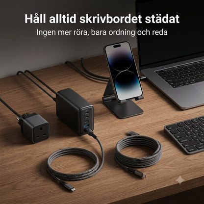 MagCable magnetisk kabel – Trasslar aldrig mer