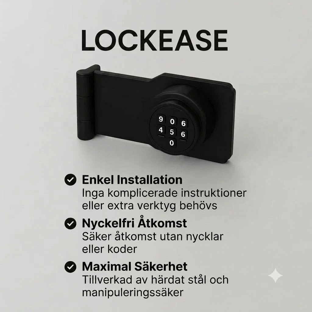 Kombinationslås för Skåp och Dörrar