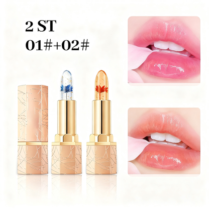 Kristallblomma Temperatur Färgförändring Gelé Läppstift