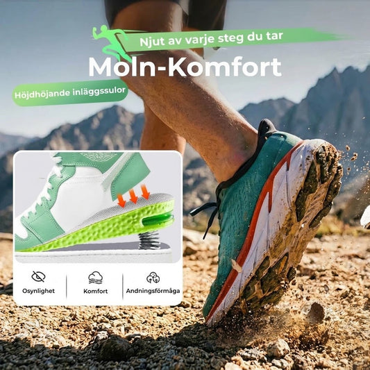Längdhöjande skoinlägg med luftkudde 1 par