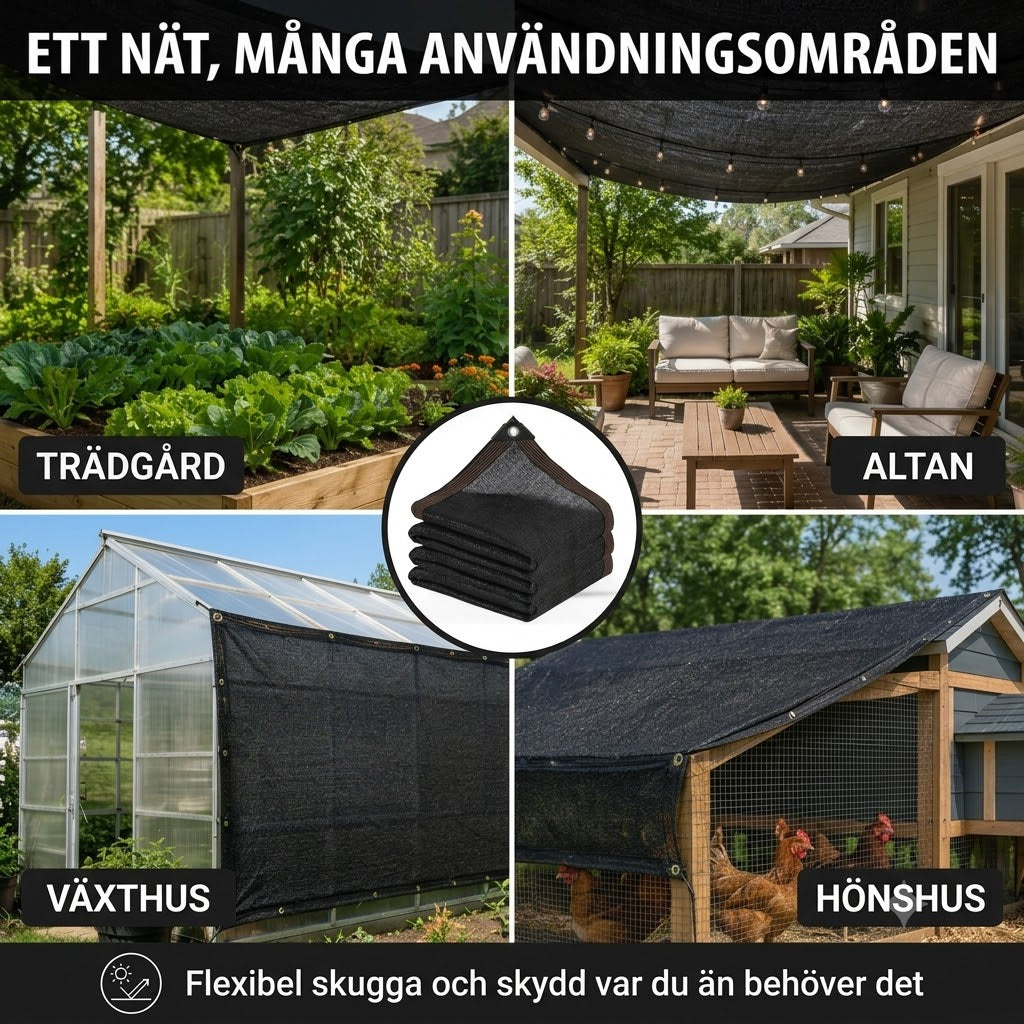 Solskyddande insynsnät