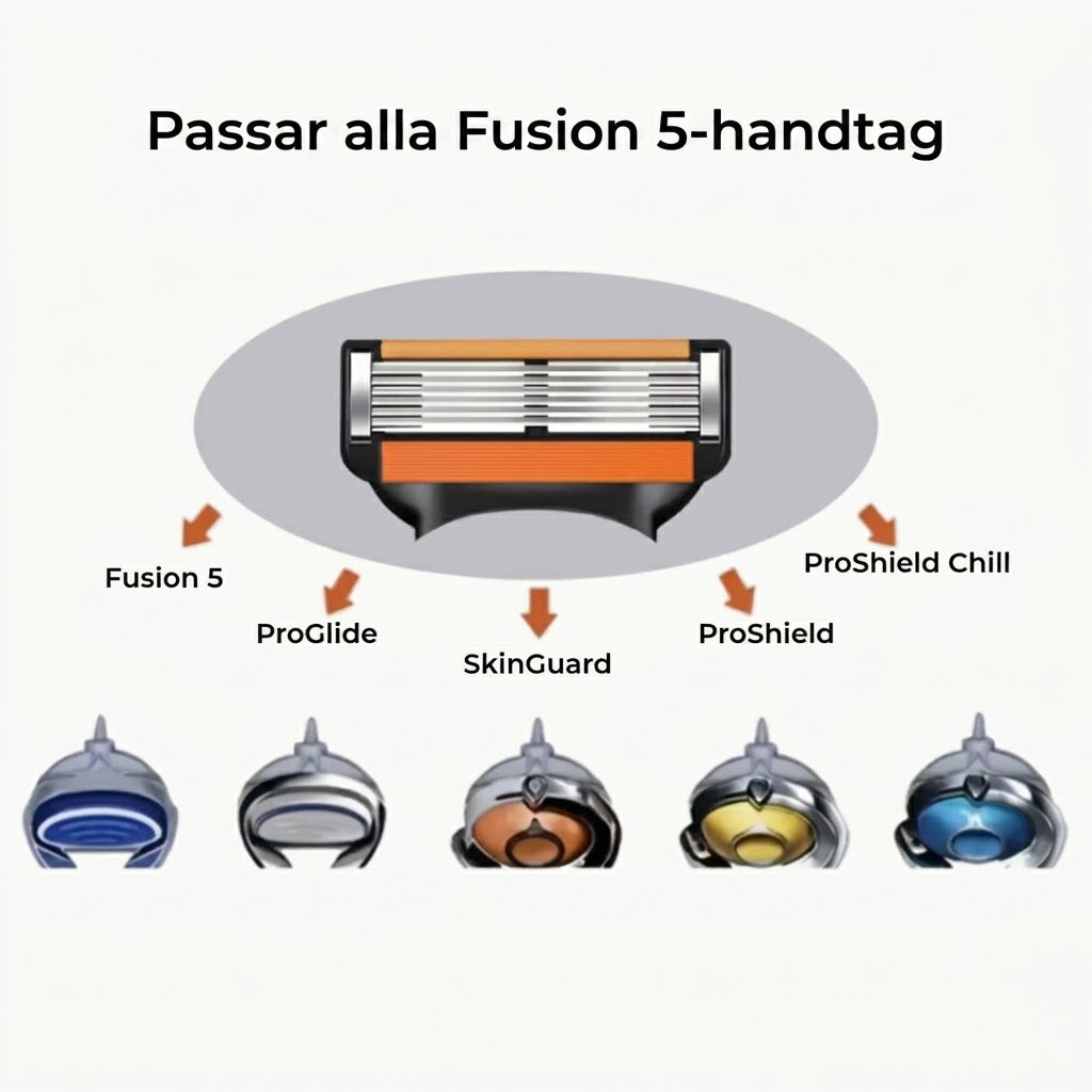 ProShave 6 – Rakblad med 6 blad i 24- eller 48-pack
