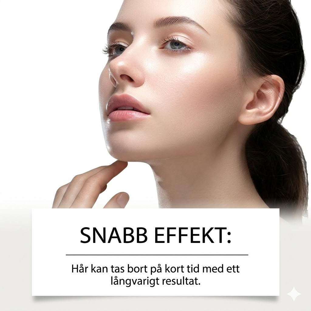 Mjuk Och Smärtfri Kräm För Borttagning Av Ansiktshår