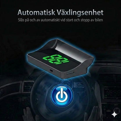 Hastighetsmätare med head-up-display