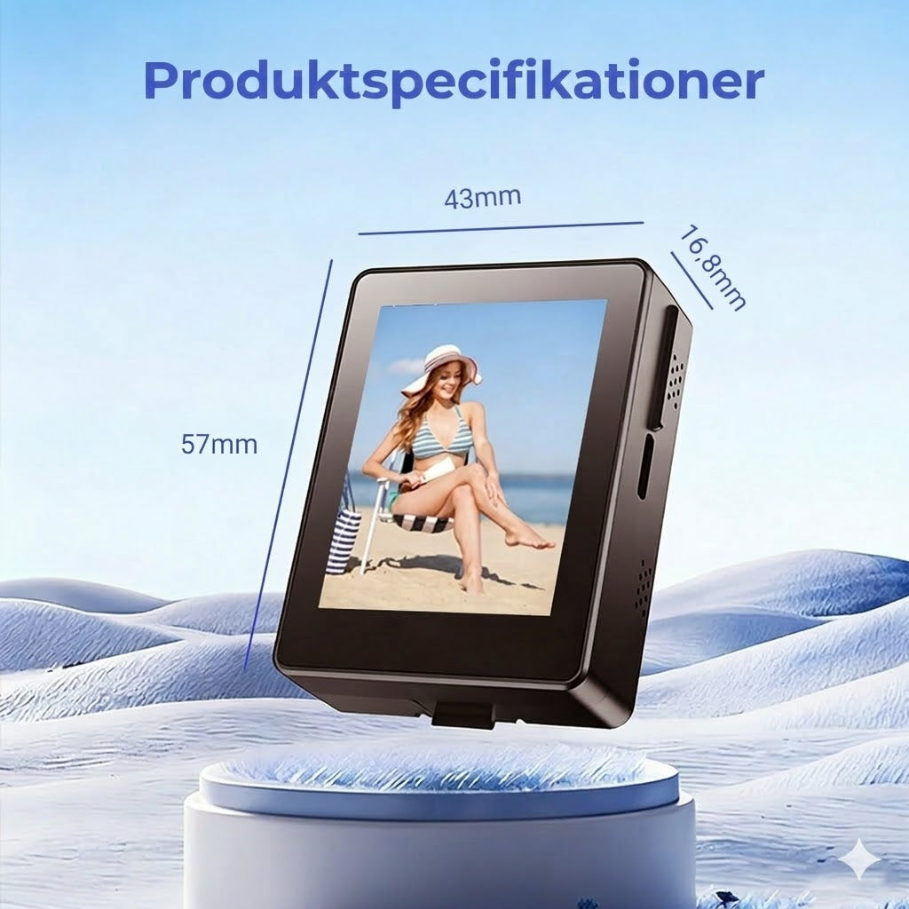 Bärbar Trådlös Selfieskärm För Bakre Kamera