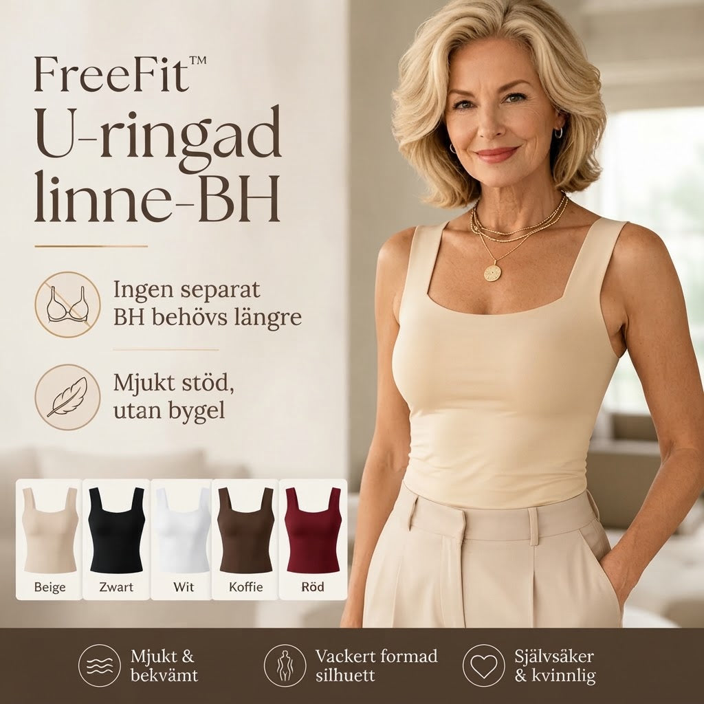 ReeFit BH-topp utan bygel med bekvämt stöd