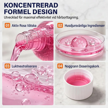 4 i 1 tvättmaskinsrengörare mot djurhår och dålig lukt