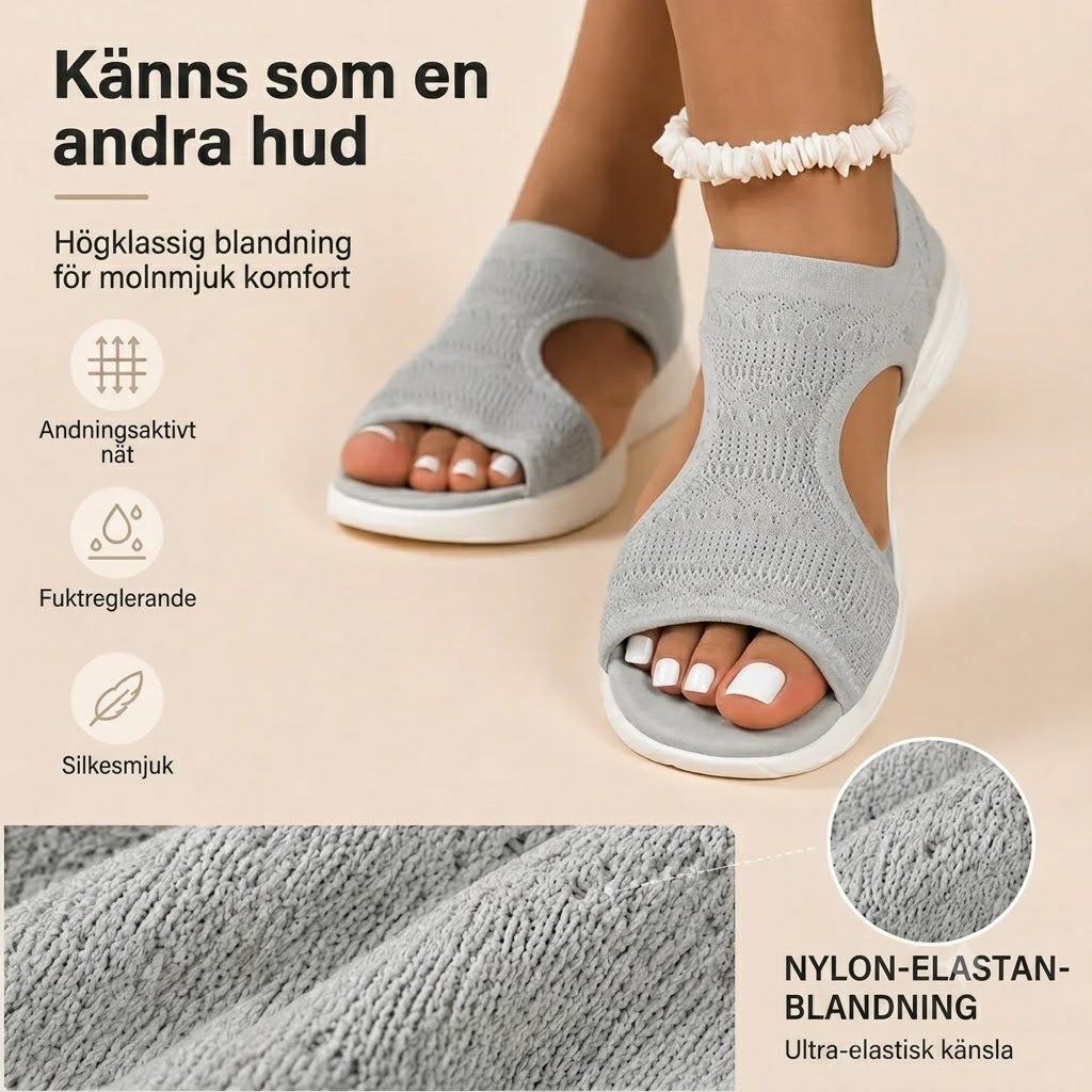 Bekväma damsandaler – Luftiga och lätta