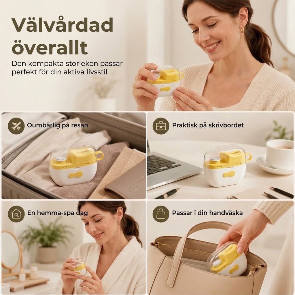 Elektrisk nagelklippare med nagelfil