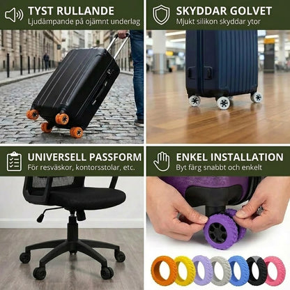 Hjulskydd för resväskor