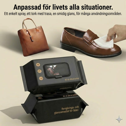 Fuktiga servetter för bilinteriörer