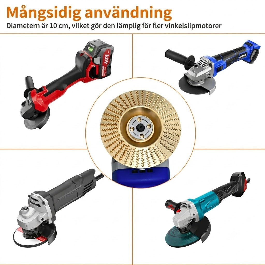 CarveX precisionsslipskivor – 3-pack