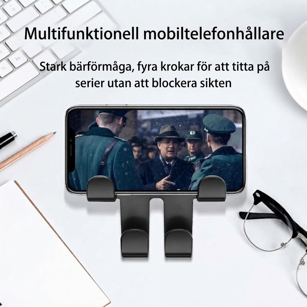 Krokar för bilens nackstöd till väskor 2-pack
