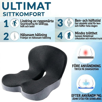 Halkfri sittdyna i trögskum