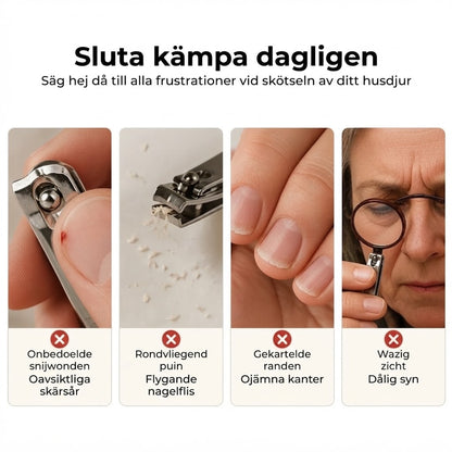 Elektrisk nagelklippare med nagelfil