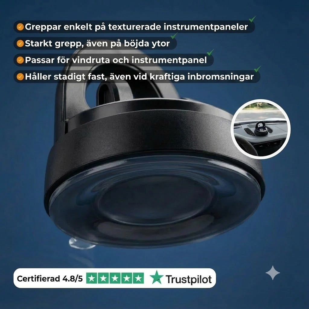 T80 Pro personlig roterbar mobilhållare för bilen