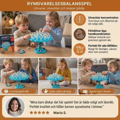 Rymdman balansspel som interaktiv STEM-leksak
