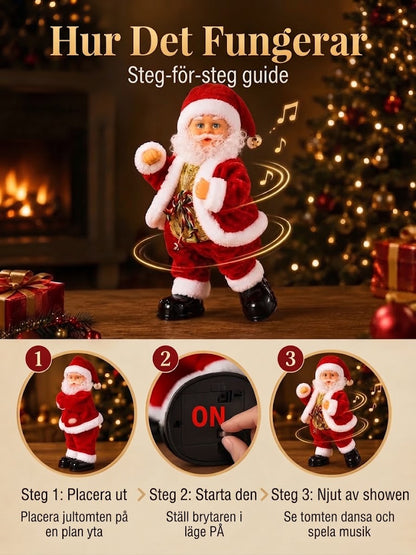 Dansande jultomte med musik