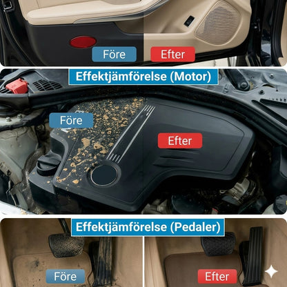 Fuktiga servetter för bilinteriörer