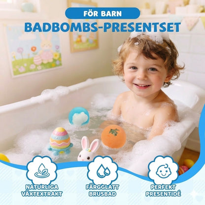 12-delars presentset med badbomber för barn
