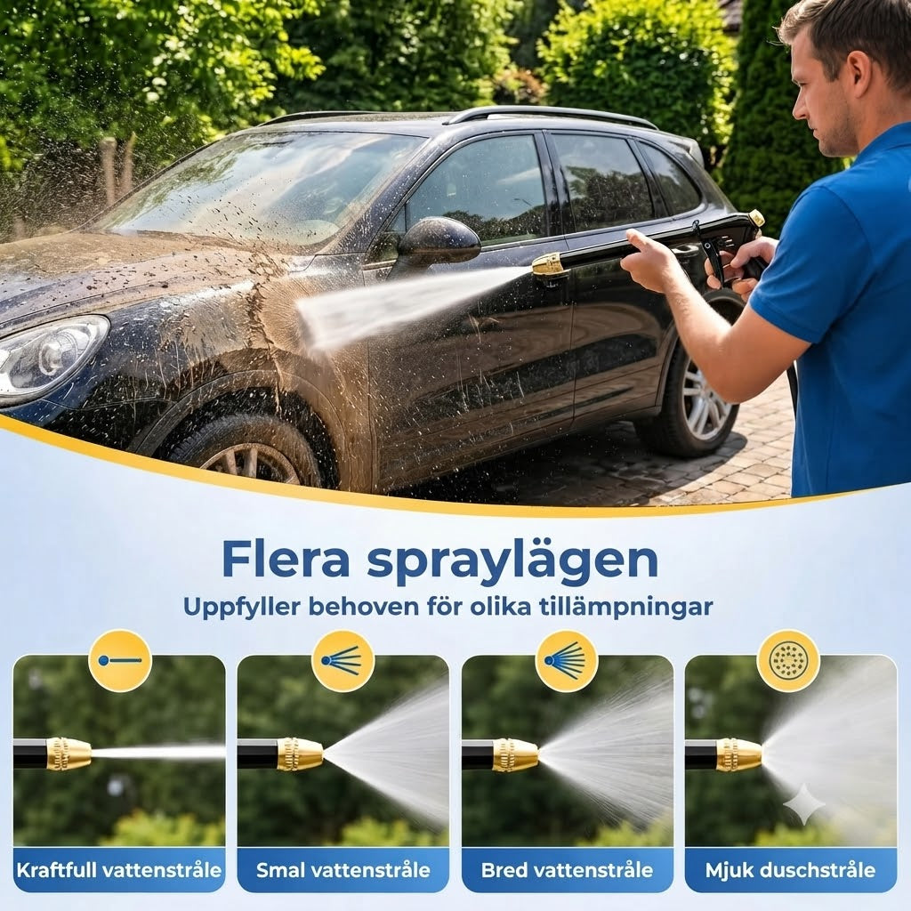 Sprutpistol för trädgårdsslang