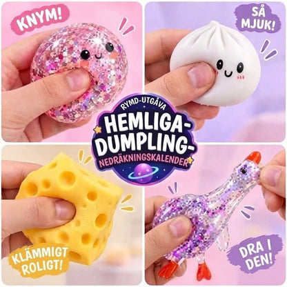Squishiverse överraskningskalender med squishies