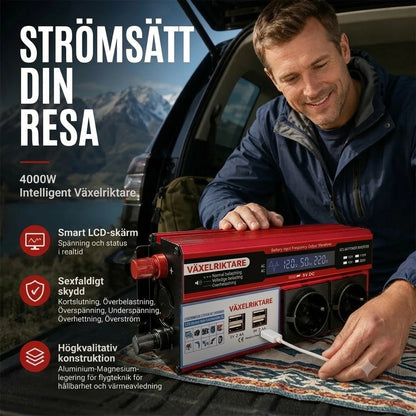 Bilomvandlare 12 V till 230 V