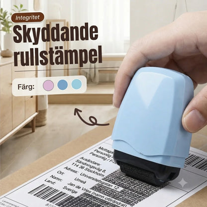 Sekretessrollerstämpel för dokument