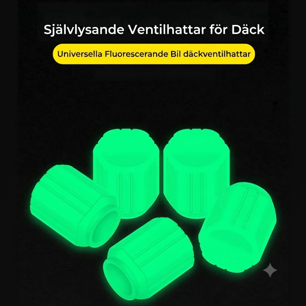 LED-ventilhattar för bil och cykel