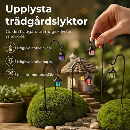 Lysande minilyktor för växter 7-pack