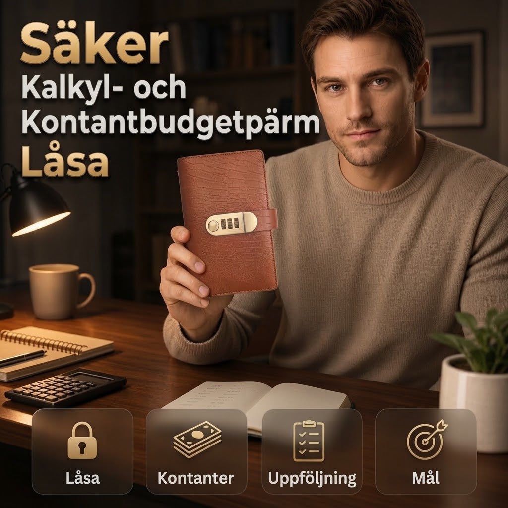 Sparpärm med kodlås för kontanter
